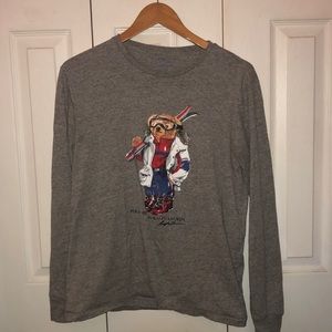 Polo Skiing Bear Long Sleeve